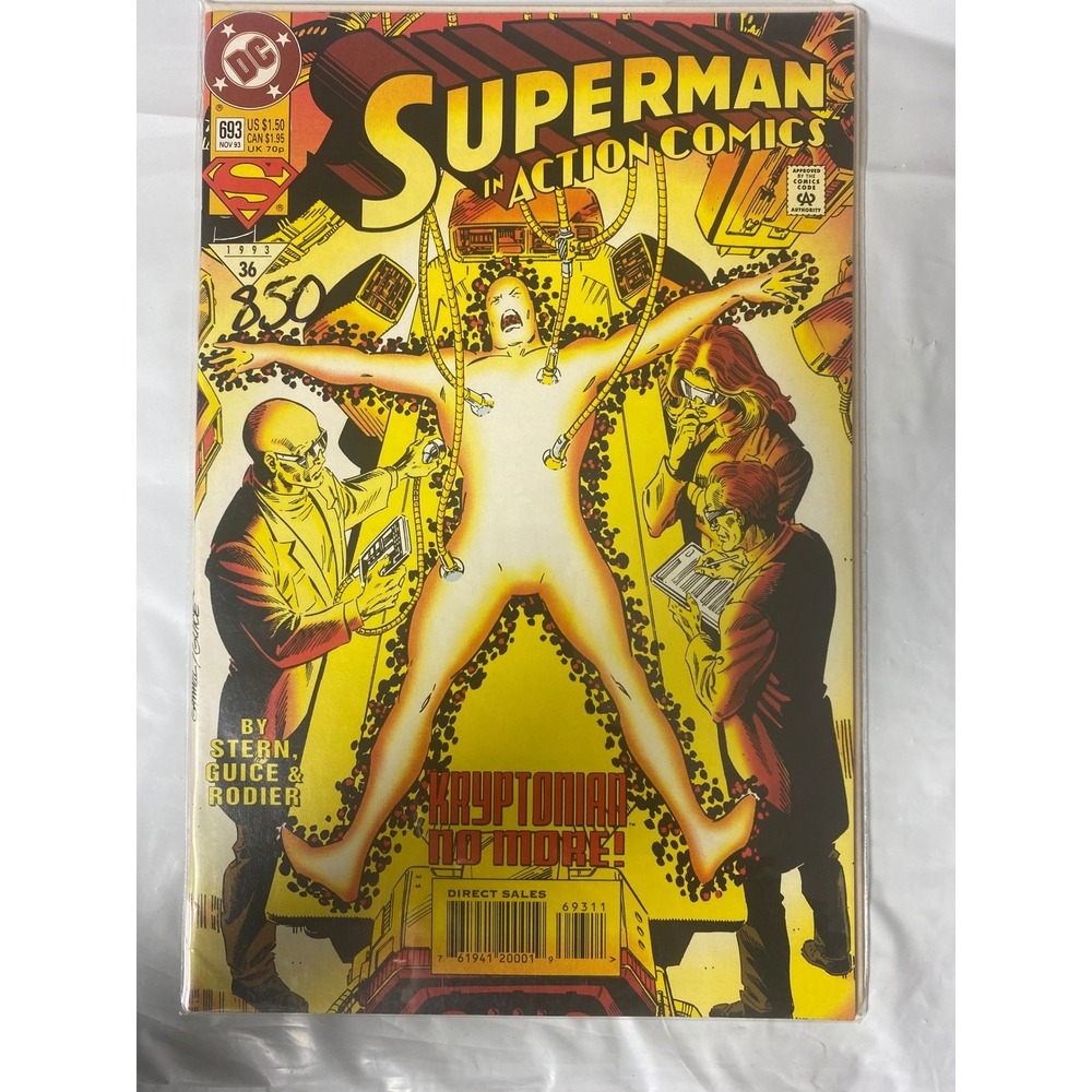 Superman in Action Comics 693 DC Comics Nov 1993 Kryptonian No More Stern Guice